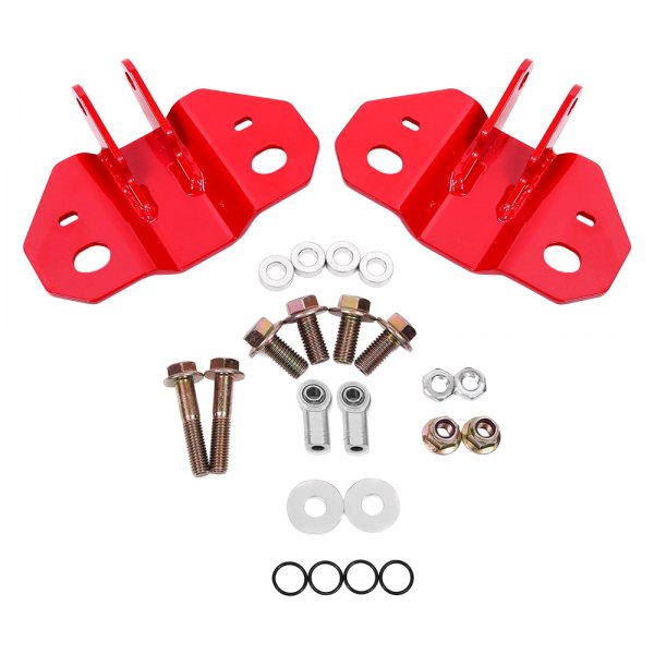 Rear Upper Shock Mount, Red for 2015-2019 Ford Mustang