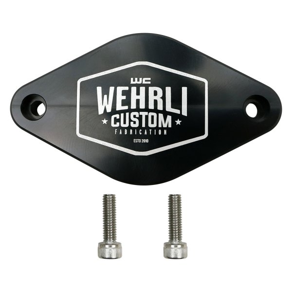 Duramax Turbo Resonator Billet Block off Plate for 2011-2016 Chevy Silverado 2500