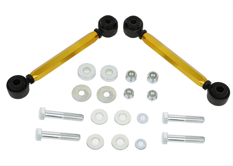 Whiteline KLC170 Rear Sway Bar Links for 2005-2010 Ford Mustang, Black