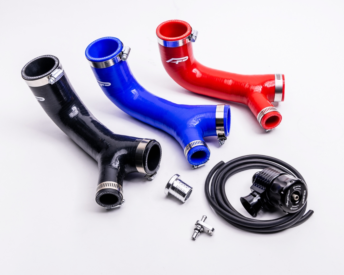 AP-BRP-X3-150BK Turbo Adjustable Blow Off Valve with Silicone Hose Kit for Can-Am Maverick X3, Black -  Agency Power