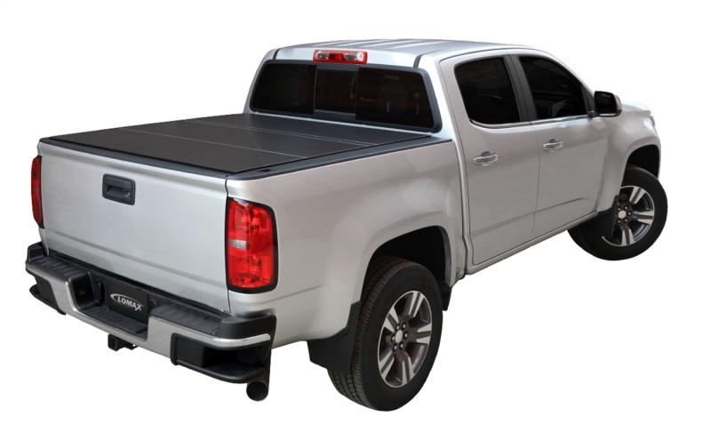 Picture of Access B1050059 5 ft. 6 in. LOMAX Tri-Fold Cover for 2007-2019 Toyota Tundra Bed with Deck Rail&#44; Matte Black