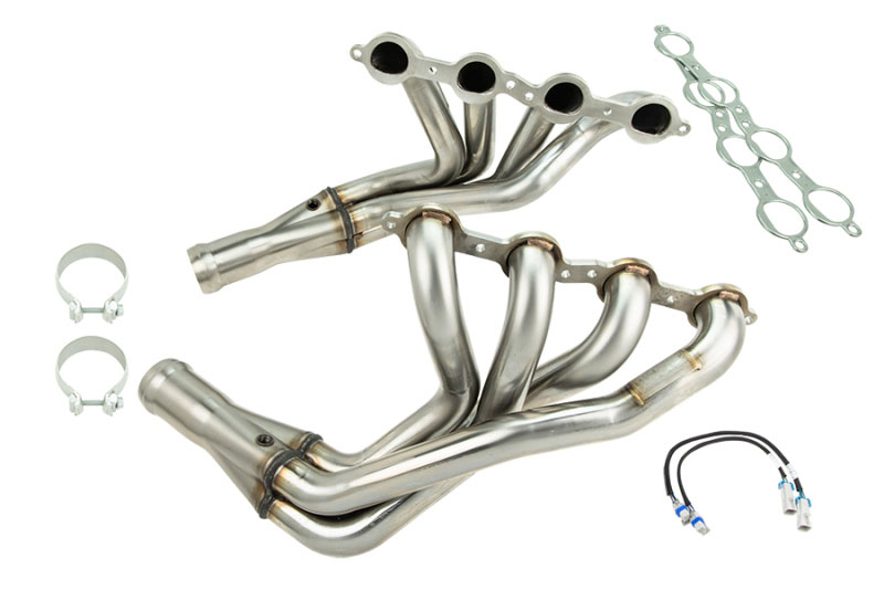 2161H421 1.875 x 3 in. Header & Catted X-Pipe Kit for 2006-2013 Chevrolet Corvette Z06 -  KOOKS HEADERS