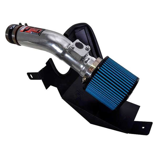 SP1572P SP Series Polished Silver Short Ram Air Intake System with Blue Filter for 2016-2018 Honda Civic 1.5L Turbo