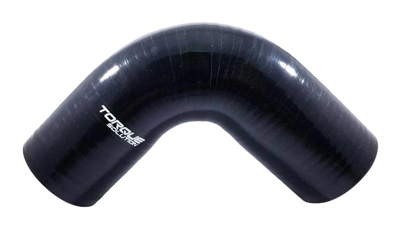 2.5 in. 90 deg Universal Silicone Elbow for Kawasaki, Black