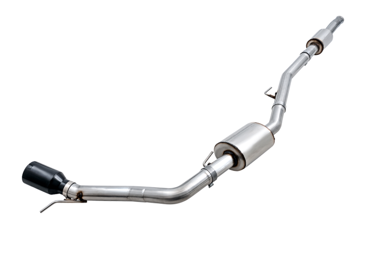 Tread Edition Cat-Back Single Side Exhaust Tip for 2020-2021 Jeep Gladiator JT 3.6L - Diamond Black