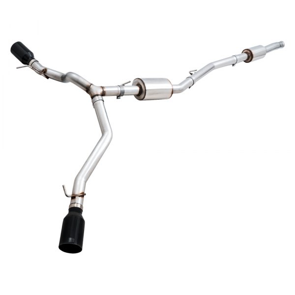 Cat-Back Dual Exhaust with Diamond Black Tip for 2020-2021 Jeep Gladiator JT 3.6L Tread Edition