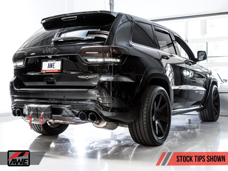 Track Edition Exhaust System with Tips for 2020 Jeep Grand Cherokee SRT & Trackhawk
