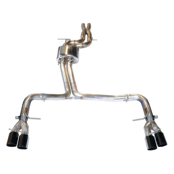 Track Edition Cat-Back Exhaust System - Quad Rear Exit - Aggressive Sound