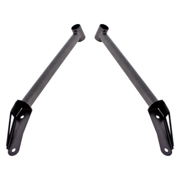 CB008H 6th Gen Front Chassis Rear Brace Cradles for 2016-2017 Chevy Camaro, Black Hammertone