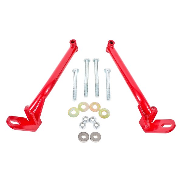 RB003R Control Arm Reinforcement Braces for 1978-1987 Buick Regal, 1978-1983 Chevy Malibu & 1978-1987 Pontiac Grand Prix, Red