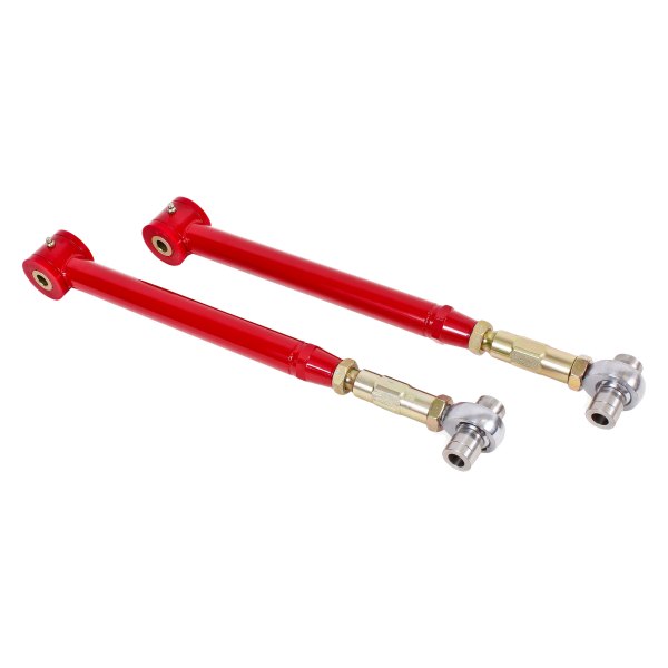 TCA021R Adjustable Lower Control Arm & Rod End for 2005-2014 Mustang, Red