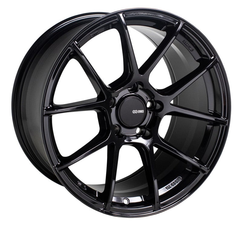 18 x 8.5 & 5 x 120 TS-V 38 mm Offset Gloss Black Wheel with 72.6 mm Bore