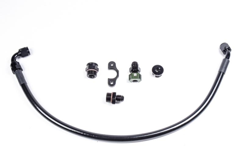 Fuel Rail Plumbing Kit for Mitsubishi Evolution X - Black - High Performance