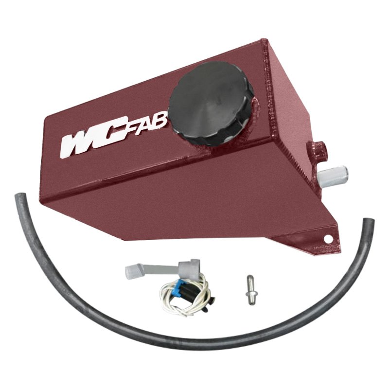 WCF100647-RED Oem Placement Coolant Tank Kit for 2011-2016 Chevrolet 6.6L LML Duramax - Wcfab Red