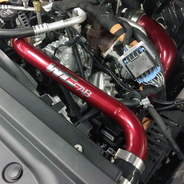 WCF100696-GB Upper Coolant Pipe for 2011-2016 Chevrolet 6.6L LML Duramax - Gloss Black
