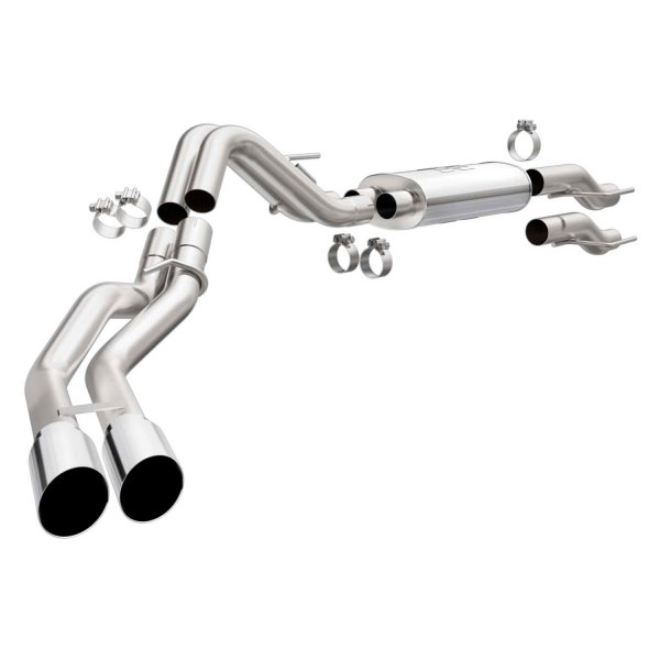 19565 Street Series Cat-Back Performance Exhaust System- Black Rear Exit for 2015-2021 Ford F-150