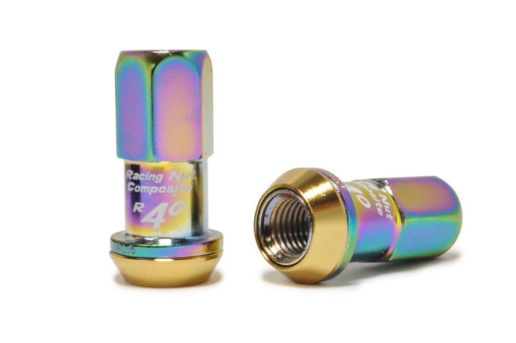 12x1.50 in. R40 Lug Nuts with 16 Plus 4 Locks, Black