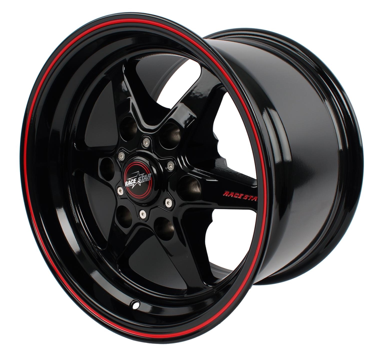15 x 10 in. & 6x5.50 BC 6.62 in. BS 93 Truck Star Direct Drill Gloss Black Wheel for 1999-2021 Chevrolet Silverado 1500 & 1999-2021 GMC Sierra 1500