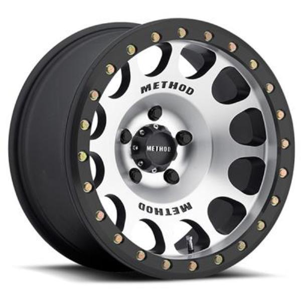MR10579050338B 17 x 9 in. & 5x5 Bolt Pattern -38 mm Offset 71.5 mm CB MR105 Beadlock Machined with Matte Black Ring Wheel