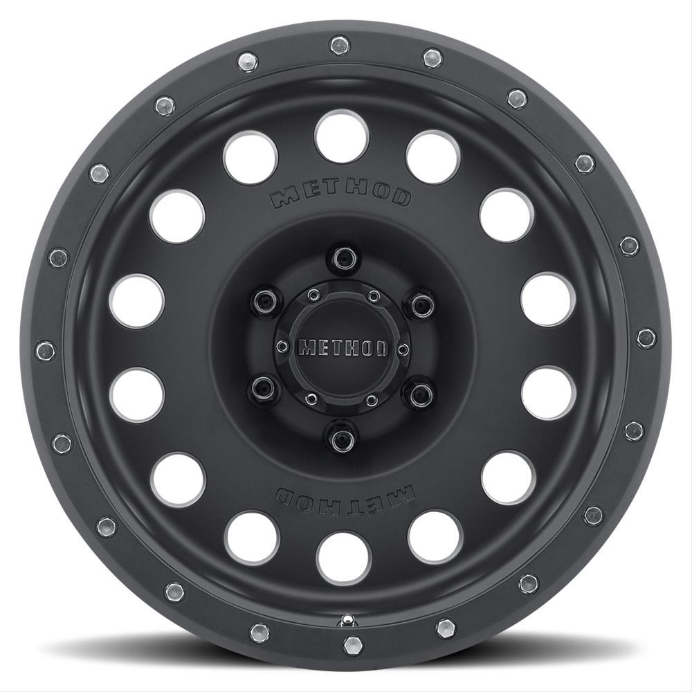 MR30778550500 17 x 8.5 in. & 5x5 Bolt Pattern 0 mm Offset 94 mm CB MR307 Hole Matte Black Wheel