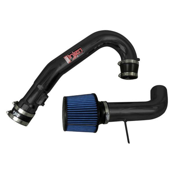 SP1240BLK SP Series Polished Black Cold Air Intake System with Blue Filter