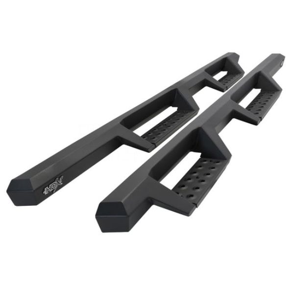 Drop Nerf Step Bars for HDX 2021 Plus Ford Bronco, Textured Black