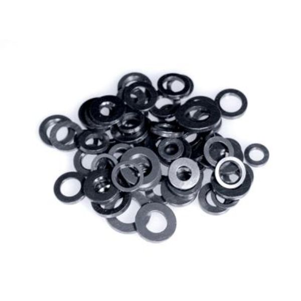 M12 ID & 0.995 in. OD Black Washers - Pack of 10