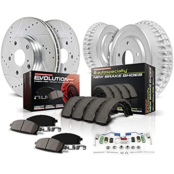 PowerStop K15238DK Front & Rear Z23 Evolution Sport Brake Kit for 2007-2008 Chevrolet Silverado 1500