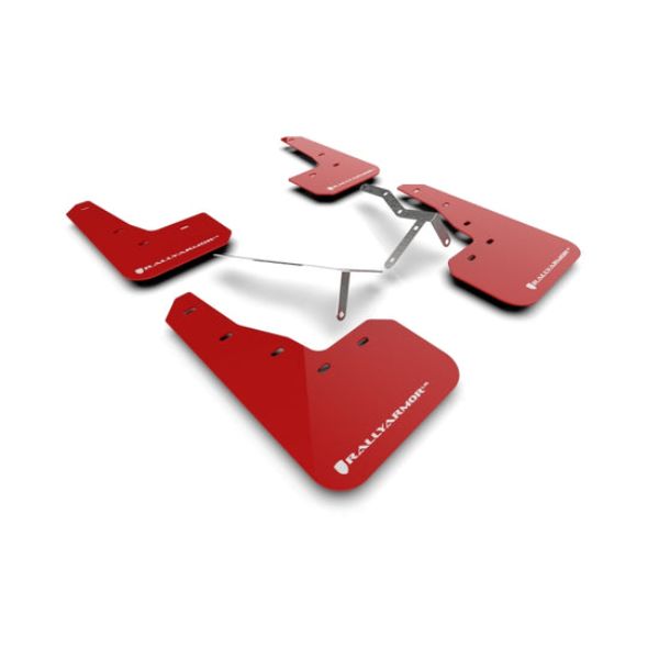 MF90-UR-RD-WH Red UR Mud Flap with White Logo for 2022 Honda Civic