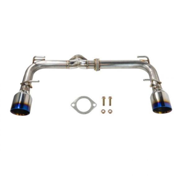 RO-TTZ8-D Axle Back Exhaust with Titanium Double Wall Tip for 2022 Plus Subaru BRZ & Toyota GR86