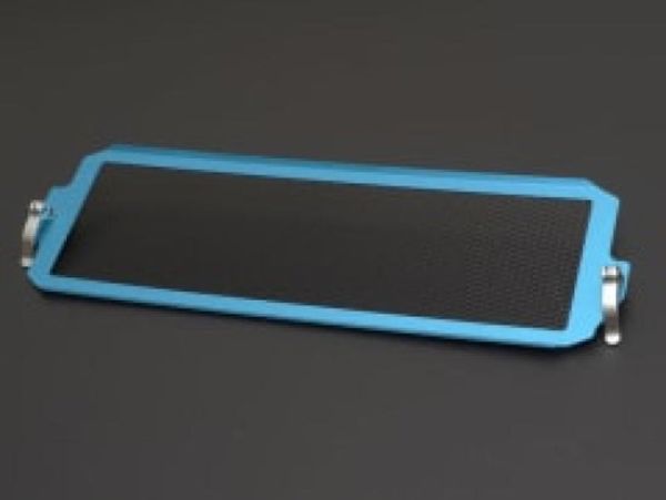 6A1 035 A Intercooler Protection Grill Kit for 2008-2017 Impreza Turbo, Blue with Black Mesh