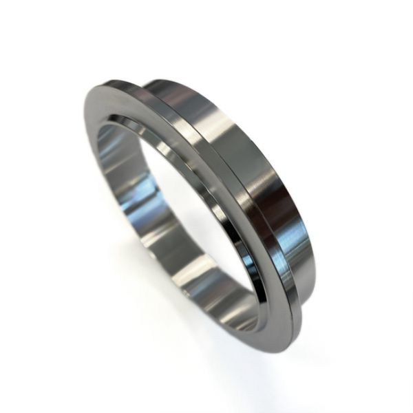 603-07614-4000 3 in. Borg Warner T4 3.63 in. 304 Stainless Steel V-Band Turbine Outlet Flange