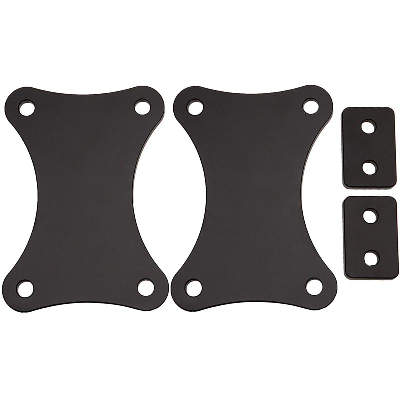Bumper Spacer Kit - Black - 0.38 in. - Durable Off-Road Protection