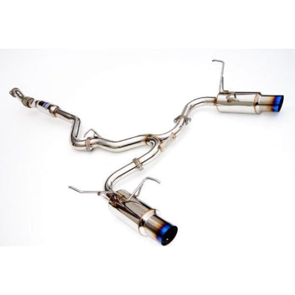 HS08STIGTT Single Layer Titanium Tipped Cat-Back Exhaust for 2008-2011 STI Hatch & 11 WRX Hatch Dual N1