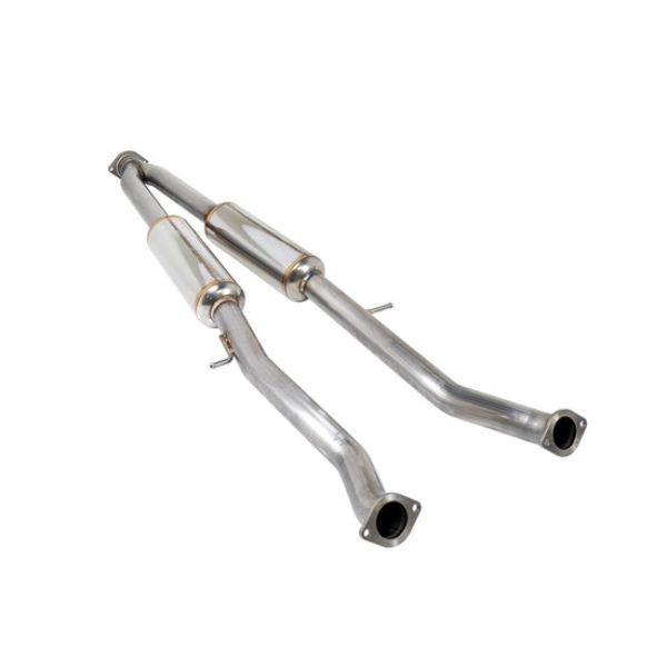 RO-CPQ5-C Resonated Mid Pipe for 2017 Plus Infiniti Q50 2WD