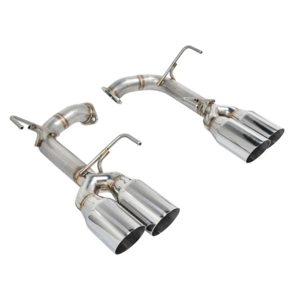 RO-TSVA-D4 4 in. Axle Back Exhaust with Stainless Steel Double Wall Tip for 2015 Plus Subaru WRX STI VA