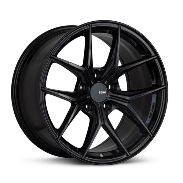 18 x 8.5 in. TSR-X 45 mm Offset 5 x 100 mm Bolt Pattern 72.6 mm Bore Wheel, Gloss Black
