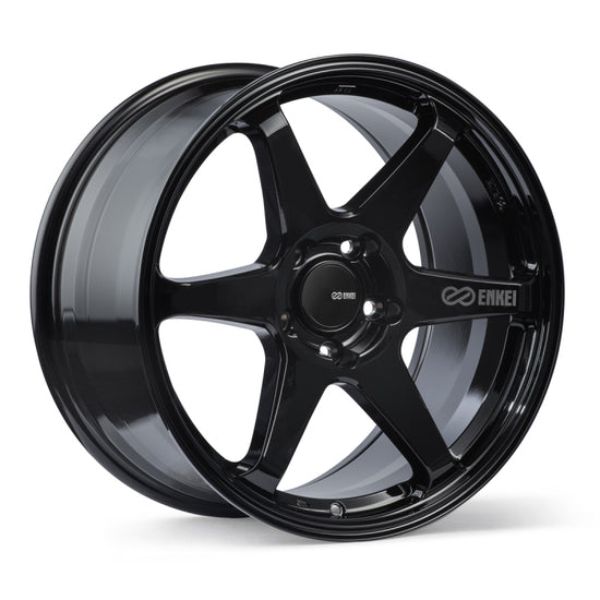 18 x 9.5 in. T6R 38 mm Offset 5 x 114.3 mm Bolt Pattern 72.6 mm Bore Wheel, Gloss Black