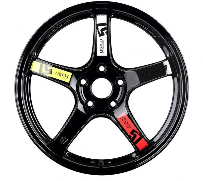 57DR & 57CR Spoke Sticker, Luminous Yellow - 2 Piece