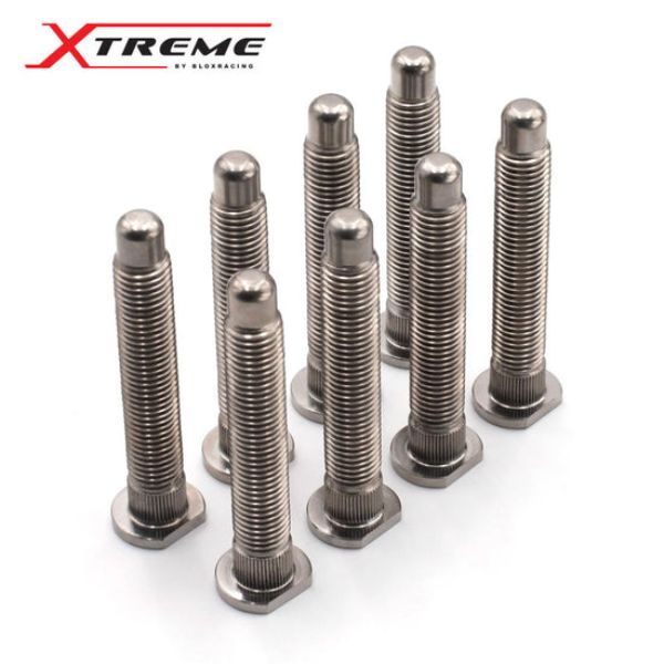 12 x 1.50 mm XTreme Titanium Wheel Studs for Honda - Set of 8