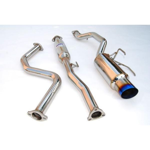 HS92HC2GTT 60 mm Titanium Tip Cat-Back Exhaust with 101 mm Tip for 1992-1999 Honda Civic EX & SI Models Only Coupe