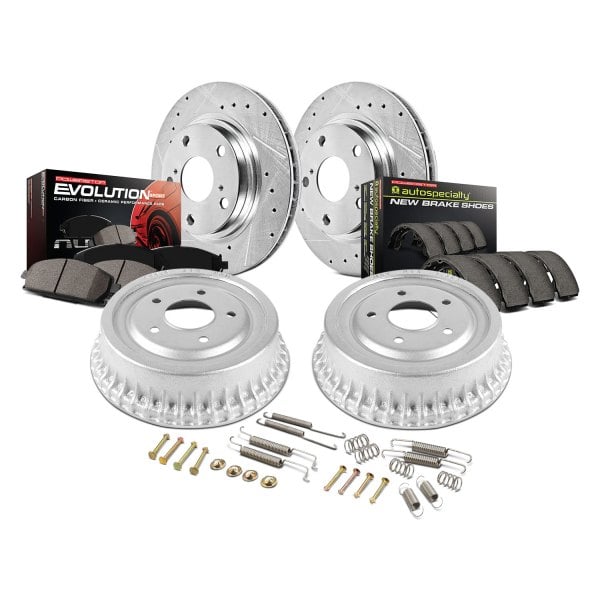 PowerStop K15095DK Front & Rear Z23 Evolution Sport Brake Kit for 1995-2000 Toyota 4Runner