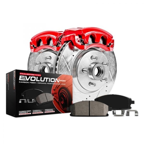 Picture of PowerStop KC4539 Front Z23 Evolution Sport Brake Kit with Calipers for 1979-1984 Cadillac Deville