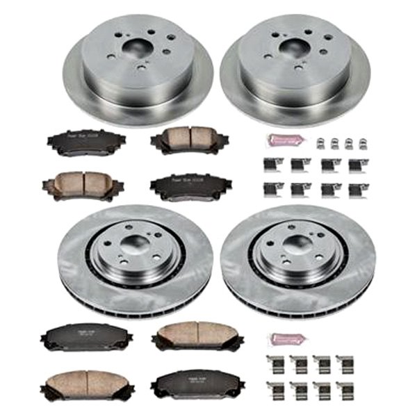 Front & Rear Autospecialty Brake Kit for 2010-2015 Lexus RX350