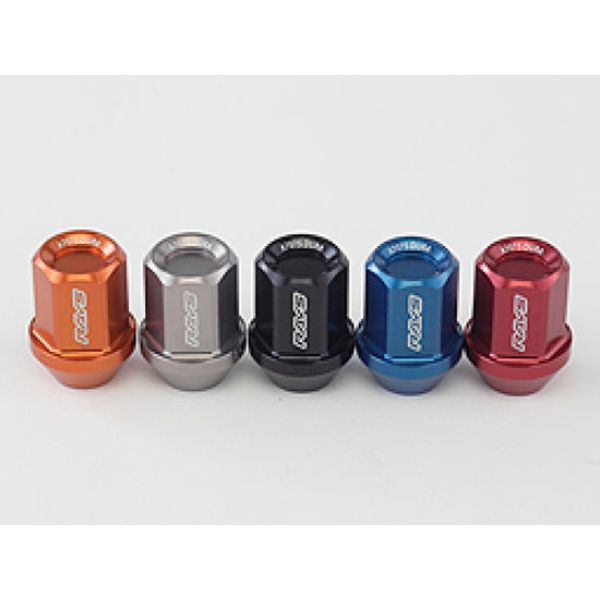 12 x 1.25 in. Dura-Nut L32 Straight Type Lug Nut Set with 4 Lock Set, Blue