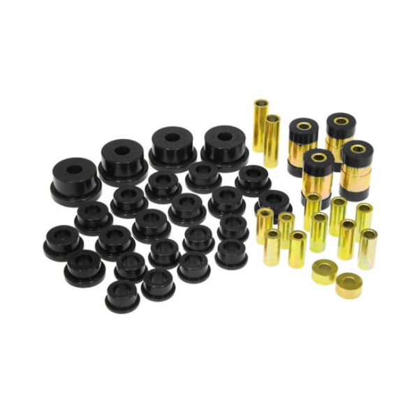13-301-BL Rear Upper & Lower Control Arm Bushings for 1995-1999 Mitsubishi Eclipse, Black