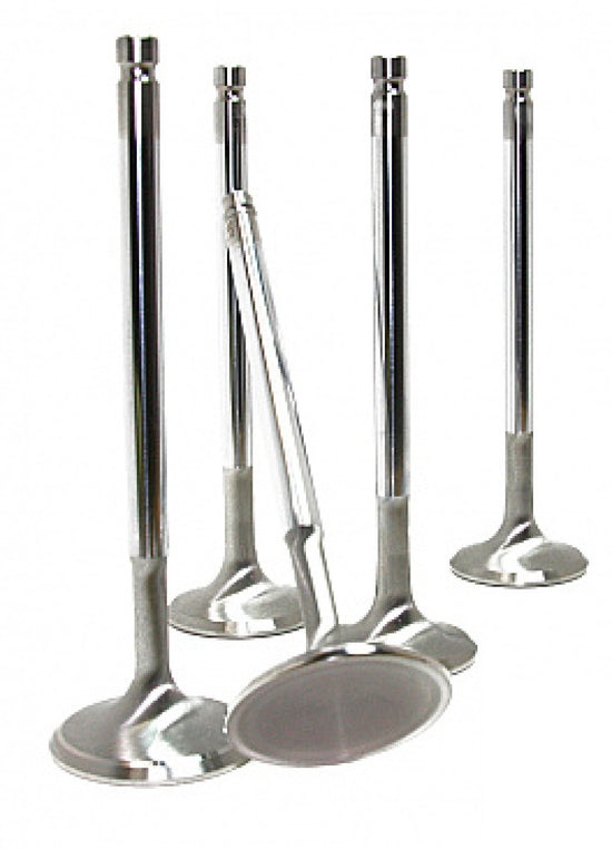 B2017-50 33 mm Head Plus 1 mm Super Alloy Exhaust Valve for Subaru EJ207 & EJ257, Chrome Polished - Set of 50