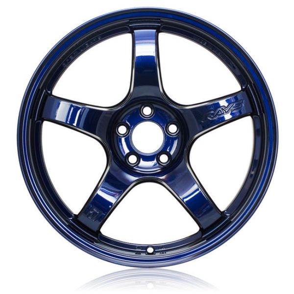 18 x 9.5 in. 57CR Plus 38 mm Offset 5 x 120 mm Bolt Pattern Wheel, Eternal Blue Pearl