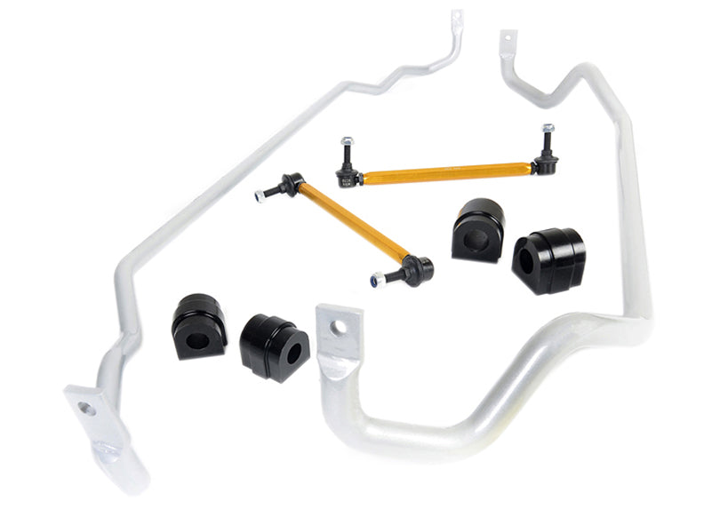 Whiteline BBK004 Front & Rear Sway Bar Kit for 2005-2013 BMW 1 Series & 3 Series