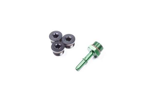 Fuel Rail Plumbing Kit - Black - Compatible with Mazda & Ford